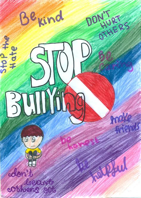 children's anti bullying posters